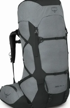 Osprey Backpacking Packs-Womens Ariel Pro 75 Rucksack - Silver Lining