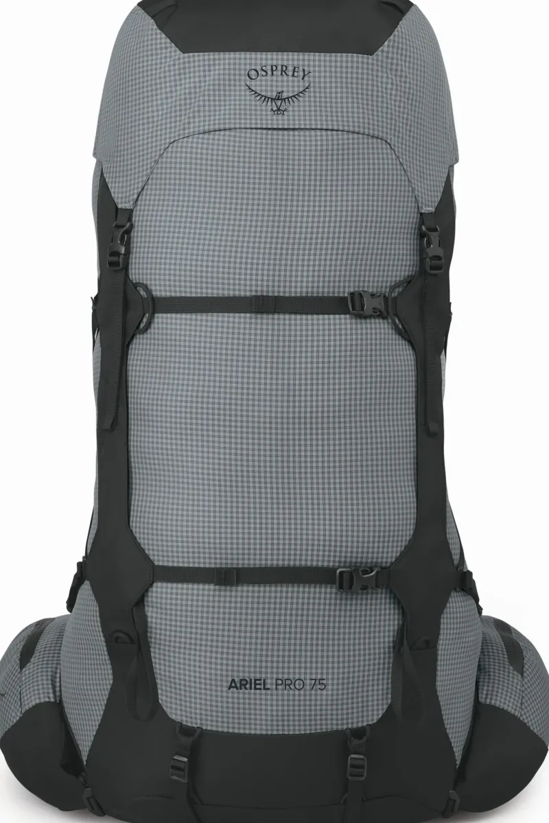 Osprey Backpacking Packs-Womens Ariel Pro 75 Rucksack - Silver Lining