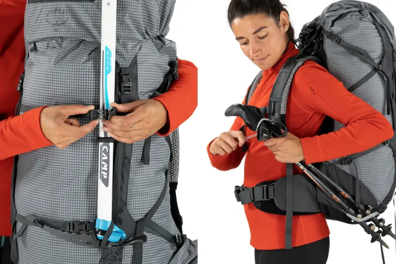 Osprey Backpacking Packs-Womens Ariel Pro 75 Rucksack - Silver Lining