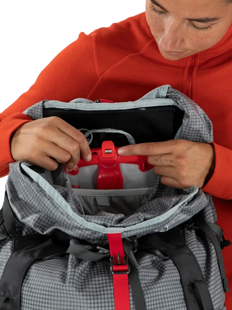 Osprey Backpacking Packs-Womens Ariel Pro 75 Rucksack - Silver Lining