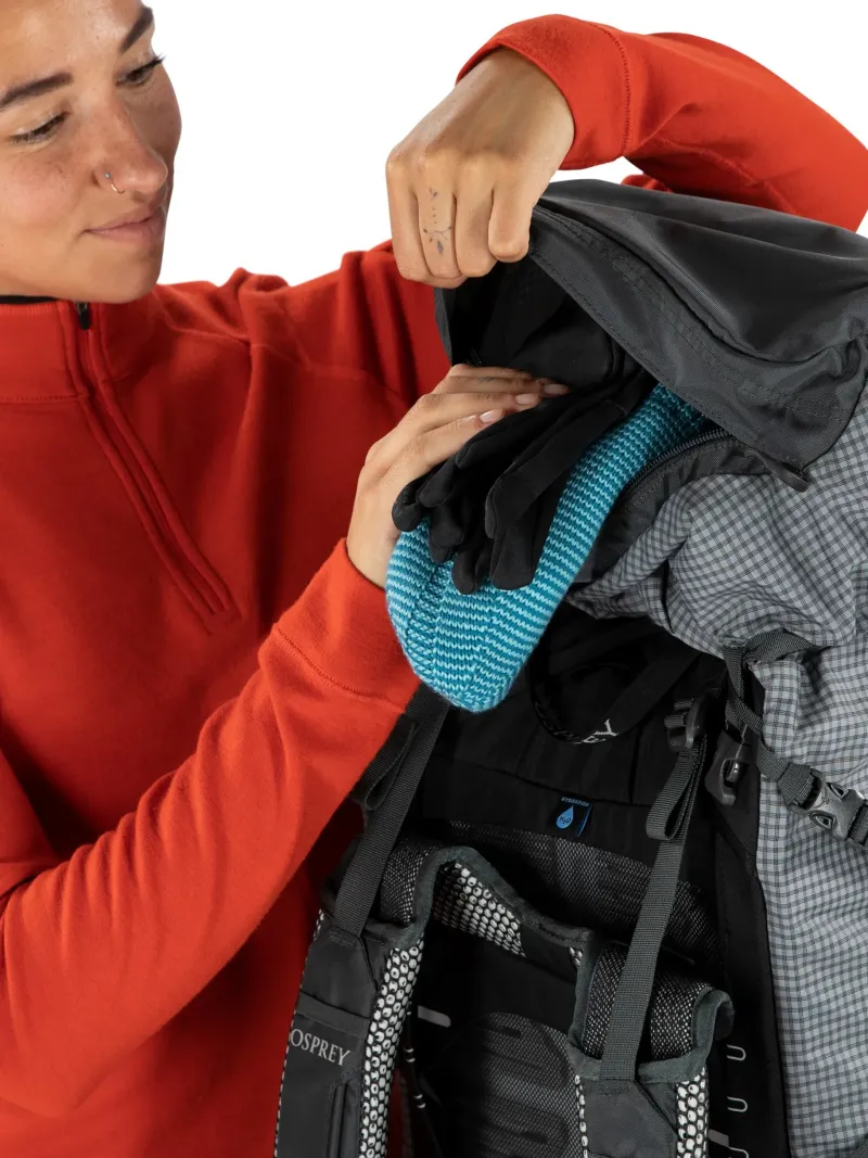 Osprey Backpacking Packs-Womens Ariel Pro 75 Rucksack - Silver Lining