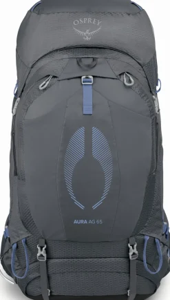 Osprey Backpacking Packs-Womens Aura AG 65 Rucksack - Tungsten Grey