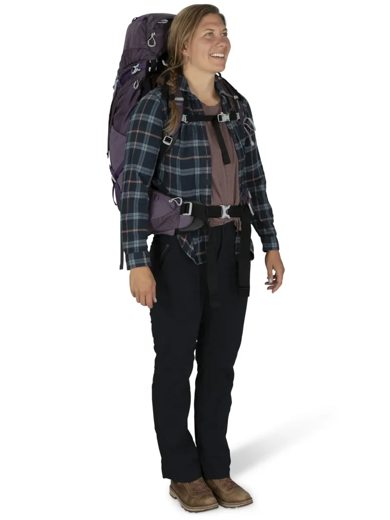 Osprey Backpacking Packs-Womens Aura AG 50 Rucksack - Enchantment Purple