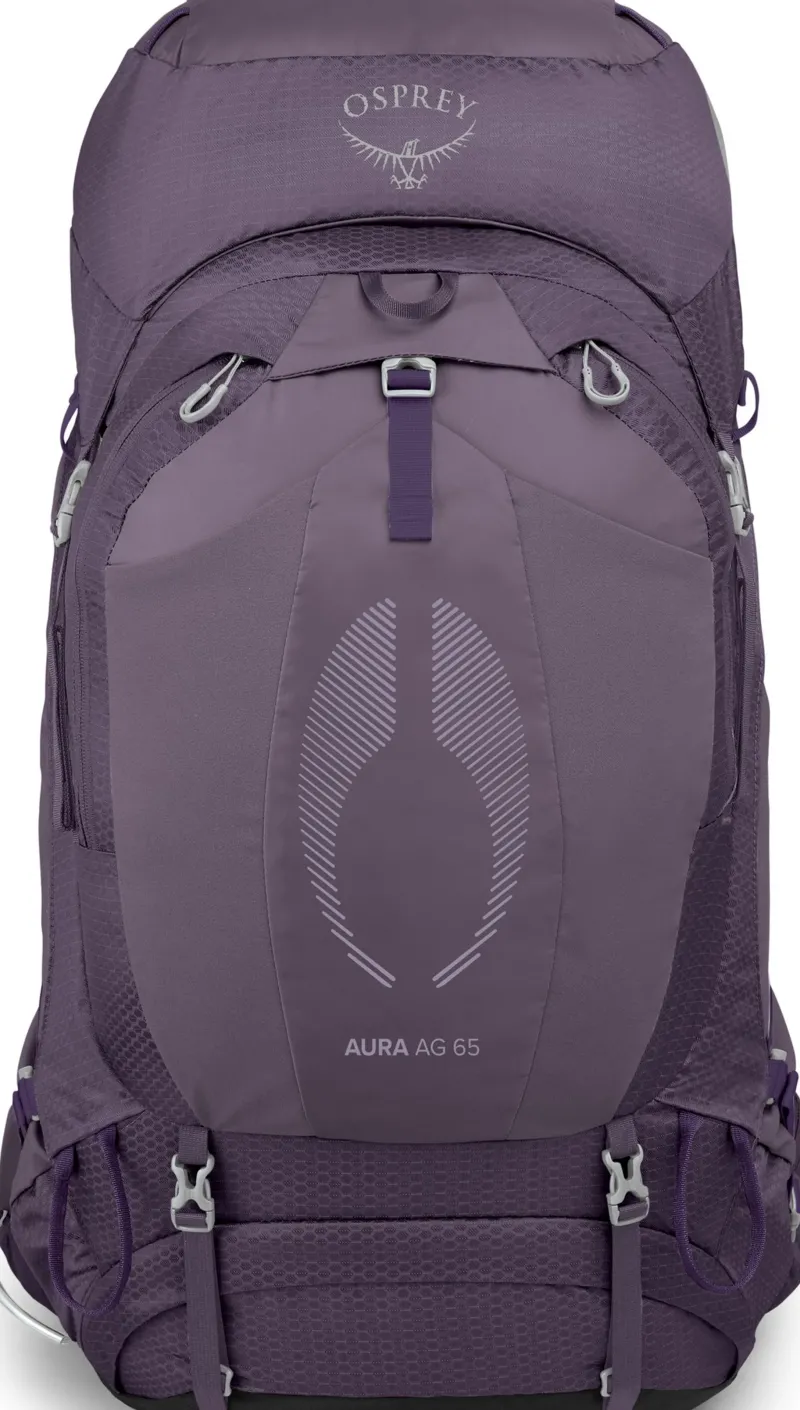 Osprey Backpacking Packs-Womens Aura AG 65 Rucksack - Enchantment Purple