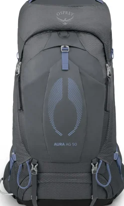 Osprey Backpacking Packs-Womens Aura AG 50 Rucksack - Tungsten Grey
