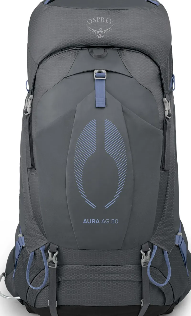 Osprey Backpacking Packs-Womens Aura AG 50 Rucksack - Tungsten Grey