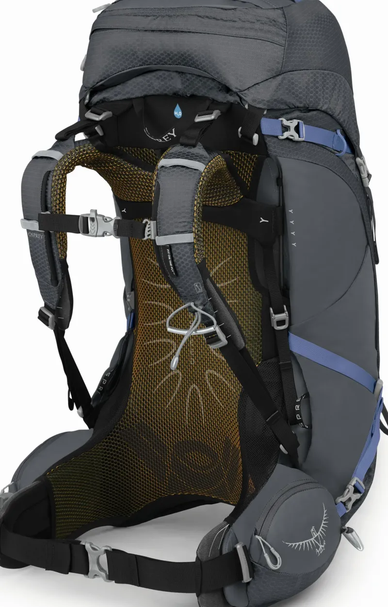 Osprey Backpacking Packs-Womens Aura AG 50 Rucksack - Tungsten Grey