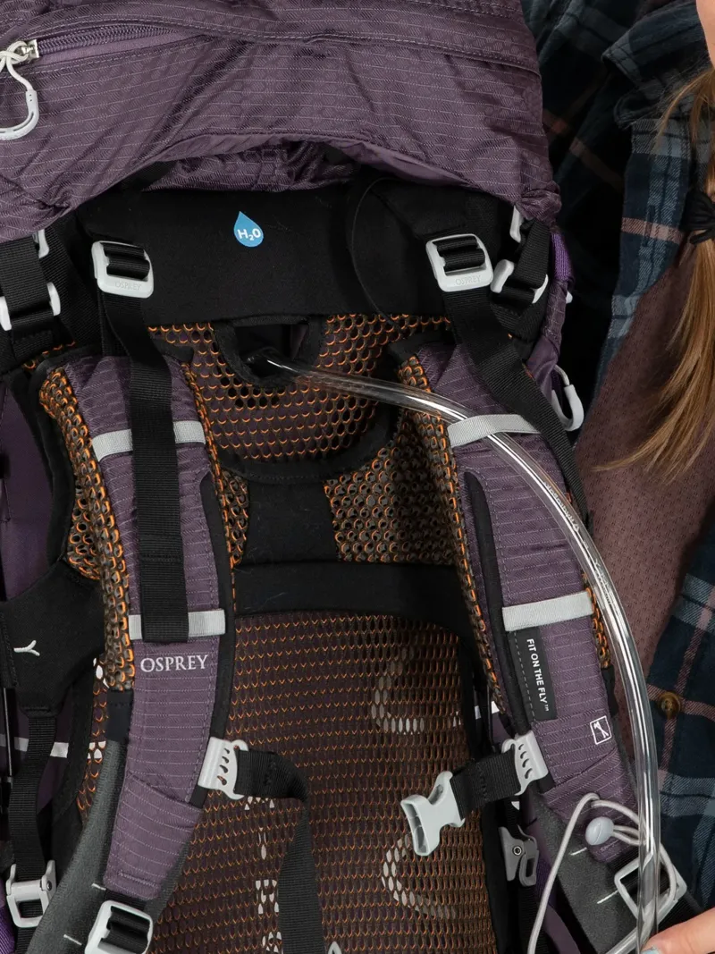 Osprey Backpacking Packs-Womens Aura AG 50 Rucksack - Tungsten Grey