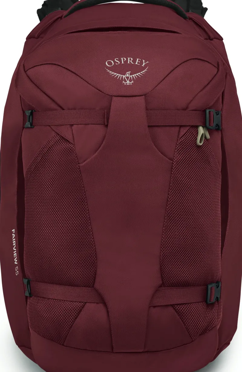 Osprey Luggage & Carry-On-Womens Fairview 55 Travel Pack - Zircon Red