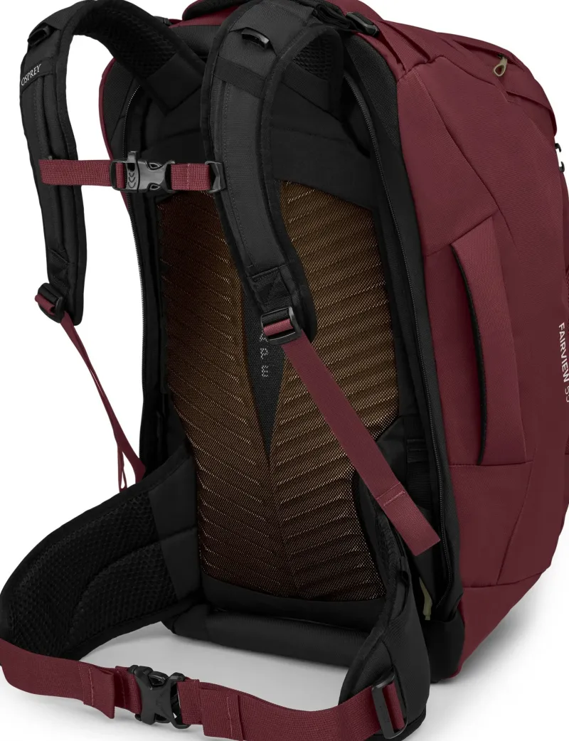 Osprey Luggage & Carry-On-Womens Fairview 55 Travel Pack - Zircon Red