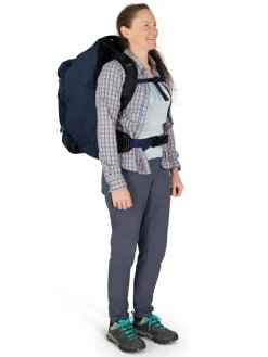 Osprey Luggage & Carry-On-Womens Fairview 55 Travel Pack - Zircon Red
