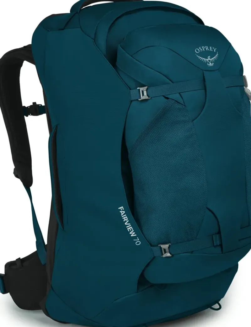 Osprey Luggage & Carry-On-Womens Fairview 70 Travel Pack - Night Jungle Blue