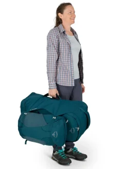 Osprey Luggage & Carry-On-Womens Fairview 70 Travel Pack - Night Jungle Blue