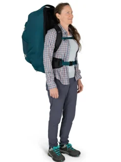 Osprey Luggage & Carry-On-Womens Fairview 70 Travel Pack - Night Jungle Blue