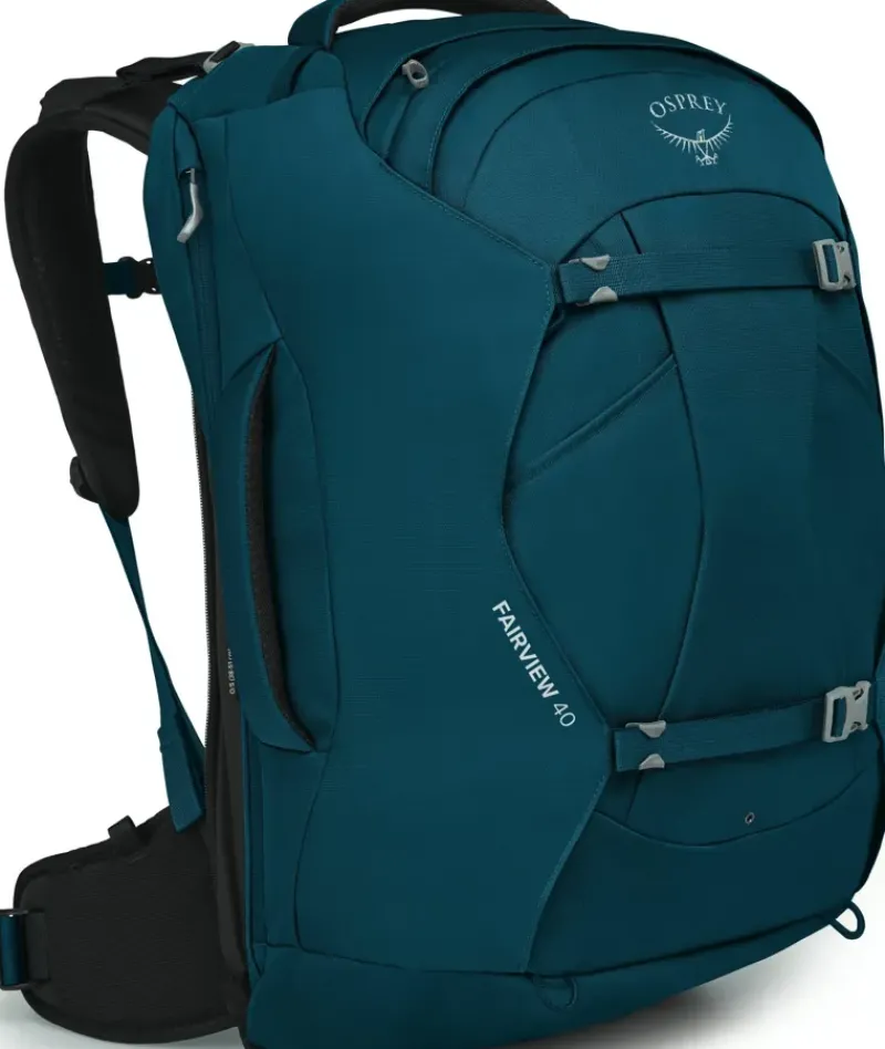 Osprey Luggage & Carry-On-Womens Fairview 40 Travel Pack - Night Jungle Blue