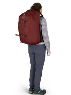 Osprey Luggage & Carry-On-Womens Fairview 40 Travel Pack - Zircon Red