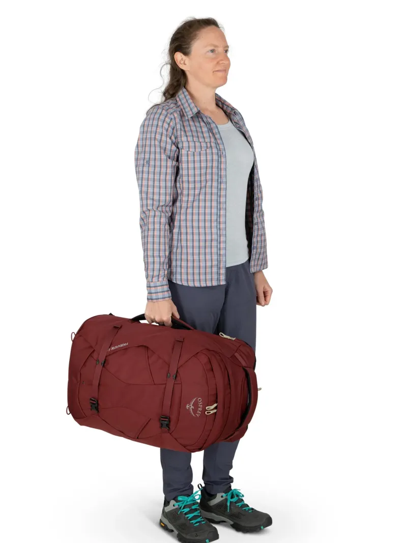 Osprey Luggage & Carry-On-Womens Fairview 40 Travel Pack - Zircon Red