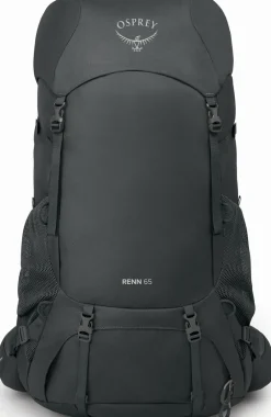 Osprey Backpacking Packs-Womens Renn 65 Rucksack - Dark Charcoal-Gray Wolf