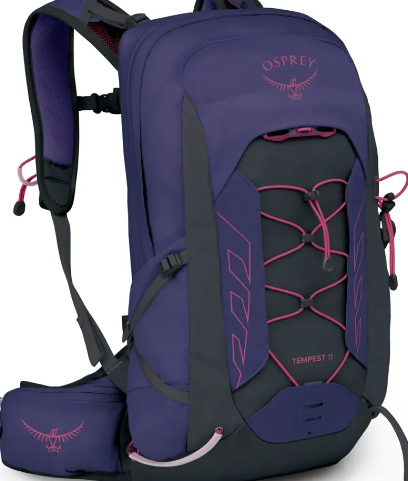 Osprey Day Packs-Womens Tempest 11 Rucksack - Deep Fig-Hotspot Pink