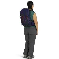 Osprey Day Packs-Womens Tempest 11 Rucksack - Deep Fig-Hotspot Pink