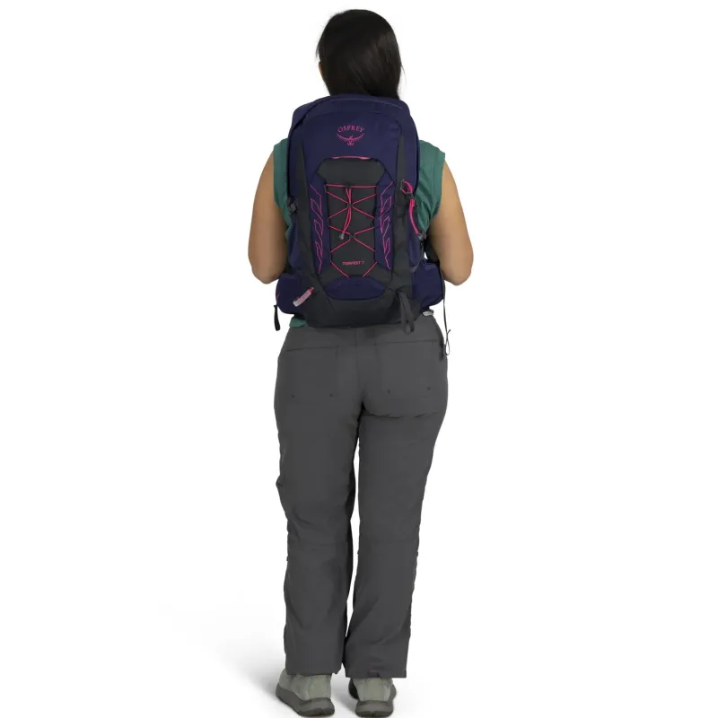 Osprey Day Packs-Womens Tempest 11 Rucksack - Deep Fig-Hotspot Pink