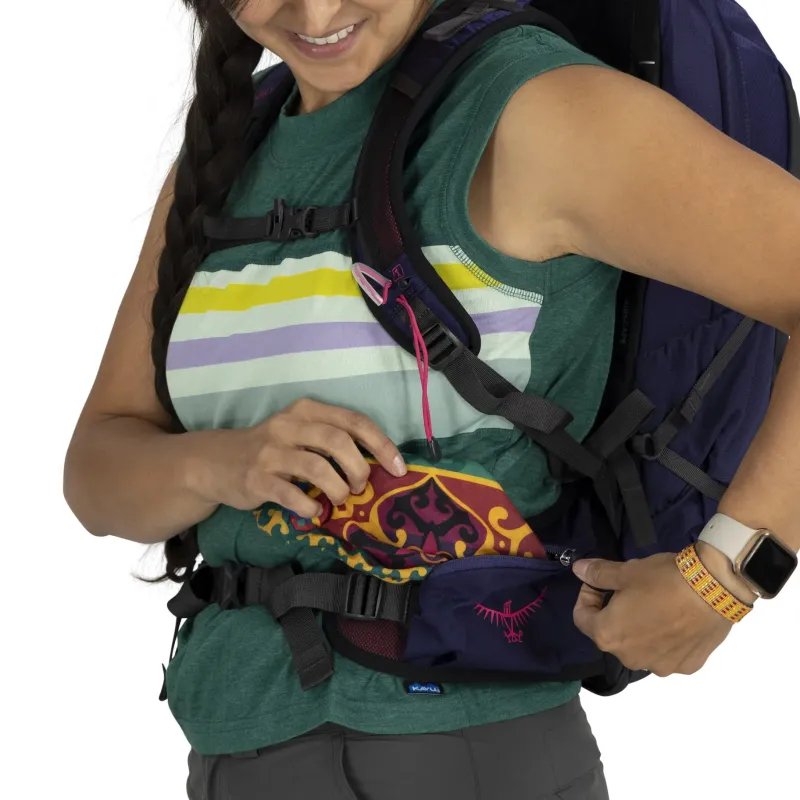 Osprey Day Packs-Womens Tempest 11 Rucksack - Deep Fig-Hotspot Pink