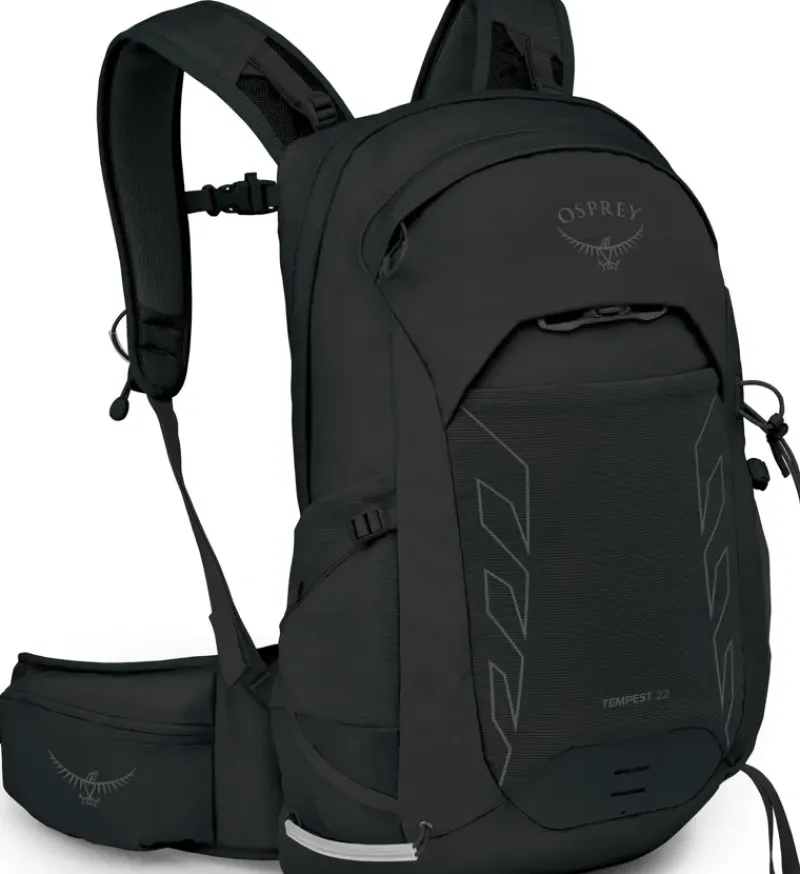 Osprey Day Packs-Womens Tempest 22 Rucksack - Extended Fit - Black-Coal Grey