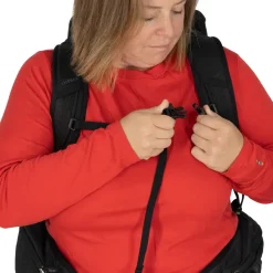 Osprey Day Packs-Womens Tempest 22 Rucksack - Extended Fit - Black-Coal Grey