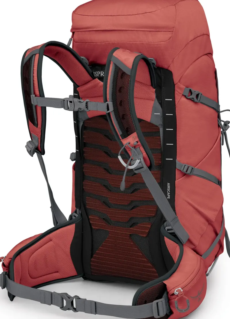 Osprey Day Packs-Womens Tempest 33 Rucksack - Red Pampas-Coal Grey