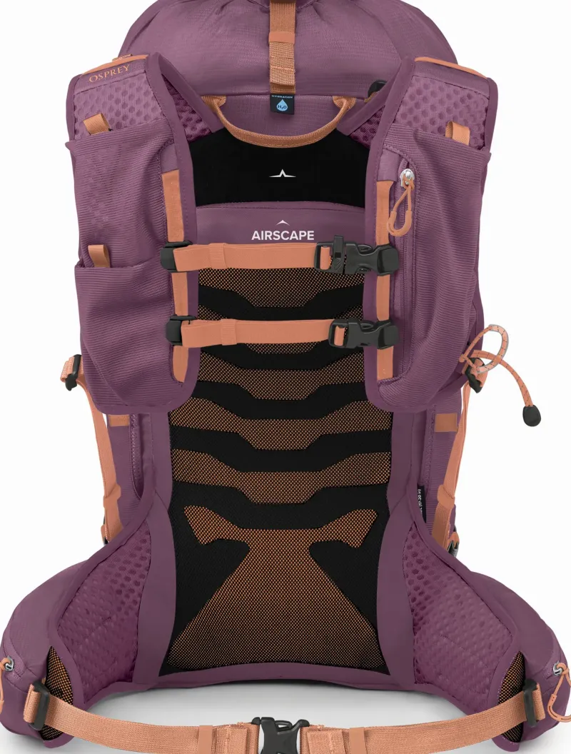 Osprey Fast & Light Rucksacks And Vests-Womens Tempest Velocity 30 Rucksack - Pashmina-Melon