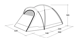 Outwell Family & Leisure Tents-Cloud 5 Tent