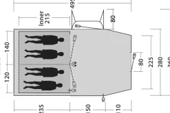 Outwell Family & Leisure Tents-Nevada 4 Tent
