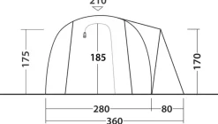 Outwell Family & Leisure Tents-Nevada 4 Tent