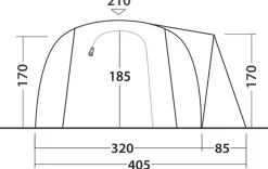 Outwell Family & Leisure Tents-Nevada 5 Tent