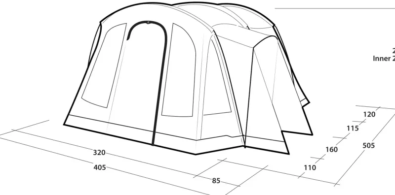 Outwell Family & Leisure Tents-Nevada 5 Tent