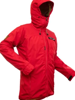 Paramo Waterproof Jackets-Mens Alta III Jacket - Fire-Burnt Chilli Zips