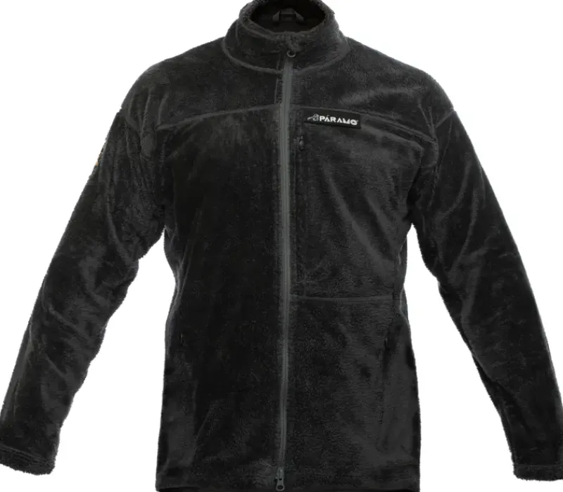Paramo Fleece & Mid Layer-Mens Bentu Plus Fleece - Dark Grey
