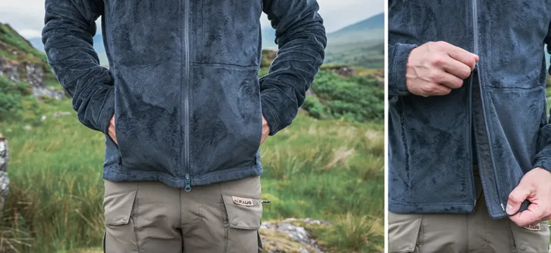 Paramo Fleece & Mid Layer-Mens Bentu Plus Fleece - Dark Grey
