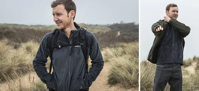 Paramo Fleece & Mid Layer-Mens Bentu Plus Fleece - Dark Grey