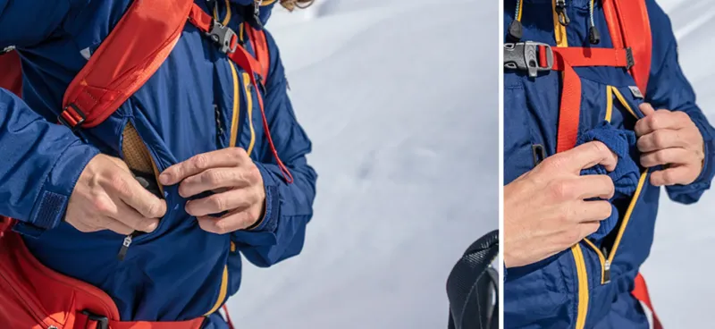 Paramo Waterproof Jackets-Mens Enduro Waterproof Jacket - Midnight-Gold Zip