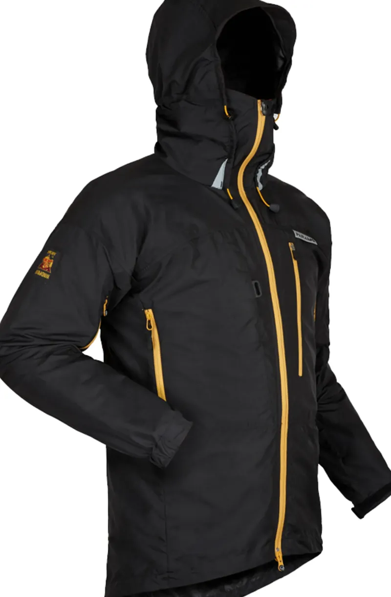 Paramo Windshirts-Mens Enduro Windproof Jacket - Black-Gold Zip