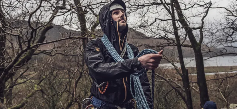 Paramo Windshirts-Mens Enduro Windproof Jacket - Black-Gold Zip