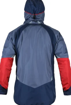 Paramo Waterproof Jackets-Mens Velez Evolution Hybrid Smock - Midnight-Fire-Indigo