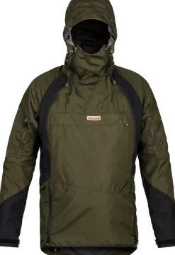 Paramo Waterproof Jackets-Mens Velez Evolution Hybrid Smock - Moss-Black