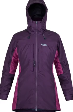 Paramo Waterproof Jackets-Womens Alta III Jacket - Elderberry-Foxglove Trim