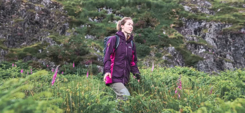 Paramo Waterproof Jackets-Womens Alta III Jacket - Neon Blue-Midnight
