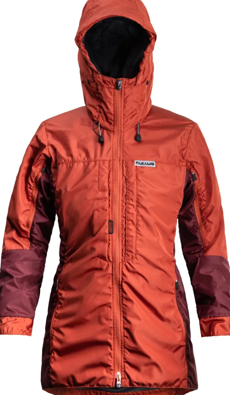 Paramo Waterproof Jackets-Womens Alta III Jacket - Outback Red-Wine