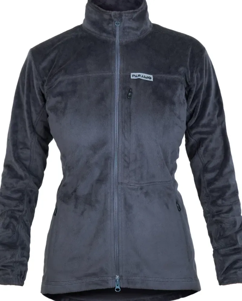 Paramo Fleece & Mid Layer-Womens Bentu Plus Fleece - Dark Grey