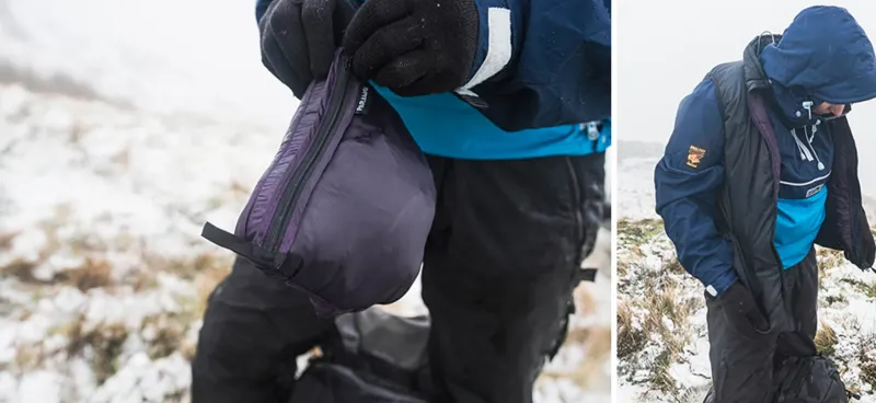Paramo Vests & Gilets-Womens Torres Medio Gilet - Black-Elderberry Lining