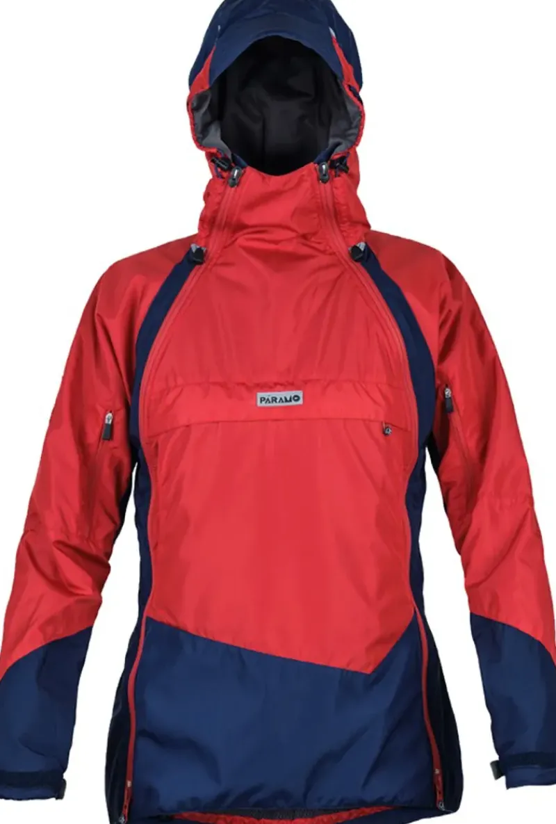 Paramo Waterproof Jackets-Womens Velez Evolution Hybrid Smock - Fire-Midnight